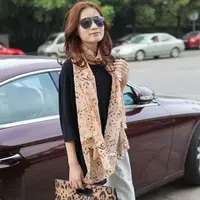 Trendy Women Neck Scarf Ladies Gift Accessory Treble Clef Printed Muffler Chiffon Silk Scarf Music Note Printed Scarf Shawl 2