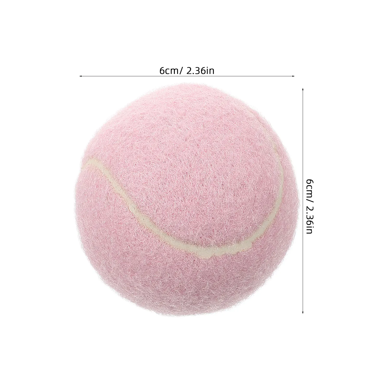 2Pcs Training Tennis Balls Training Tennis Playground Rubber Beginner Practice Balls For Beginner
