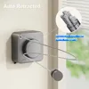 Retractable Clothesline Indoor Retracting Clothes Drying Laundry Line Wall Mounted Non-Sagging Outdoor Clothes Hanger Line 5