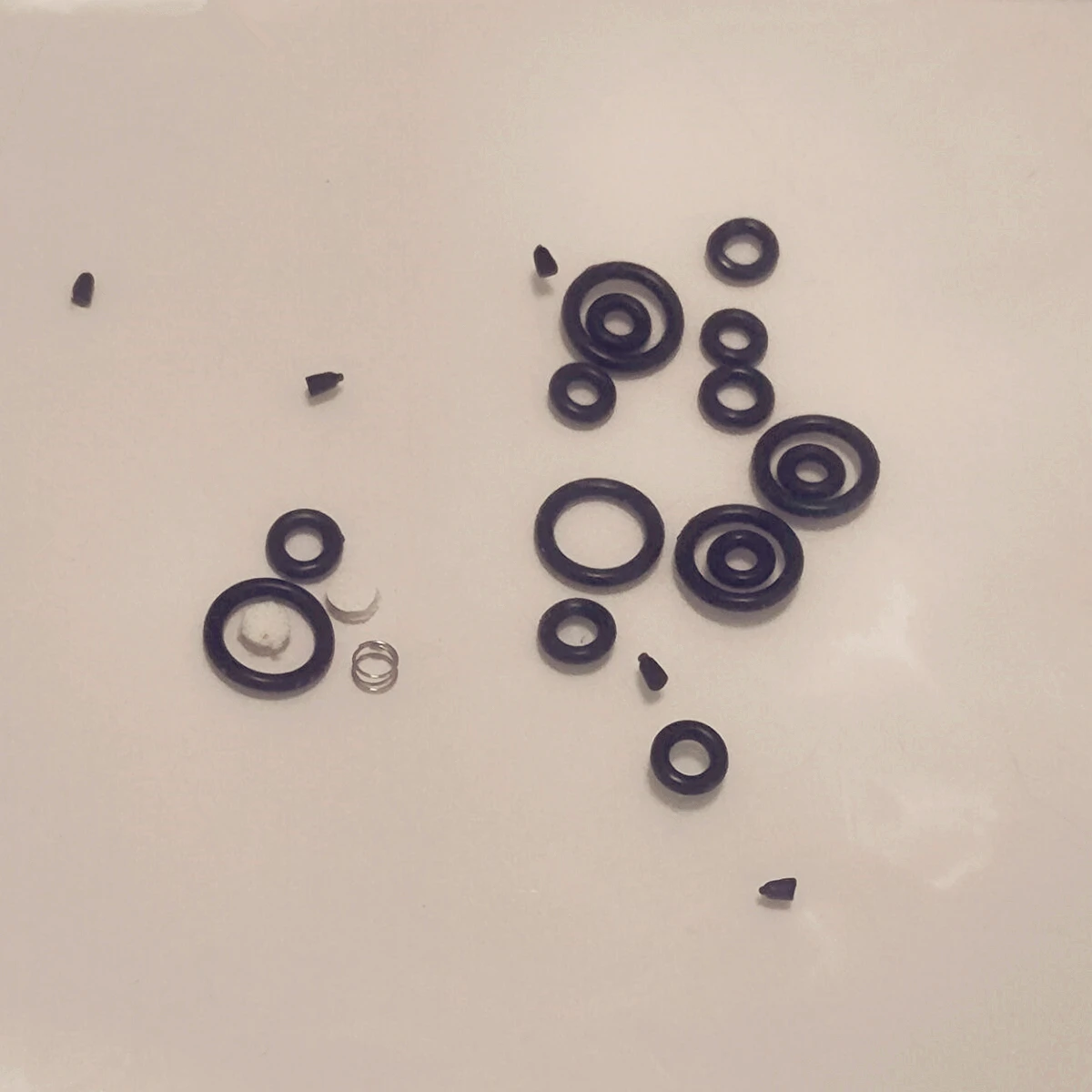 Complete Variety Repair Replacement Upgrade Set For Dunhill 24163 Lighter Rubber Plug/O Ring Sealing/Filter Cotton Pad/Spring 2