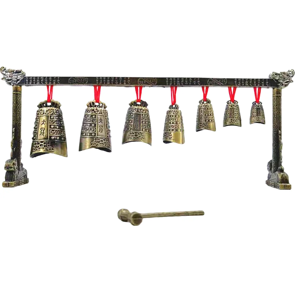 

Tablescape Decor Indoor Chimes Instrument Ornament Desktop Crafts Adornment Ancient Alloy Home Decoration