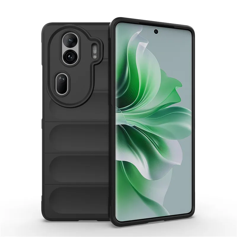 

For OPPO Reno11 Pro Cover For OPPO Reno 11 Reno11 Pro 5G Case Rubber Shockproof Soft Silicone Protective Bumper For Reno11 Pro