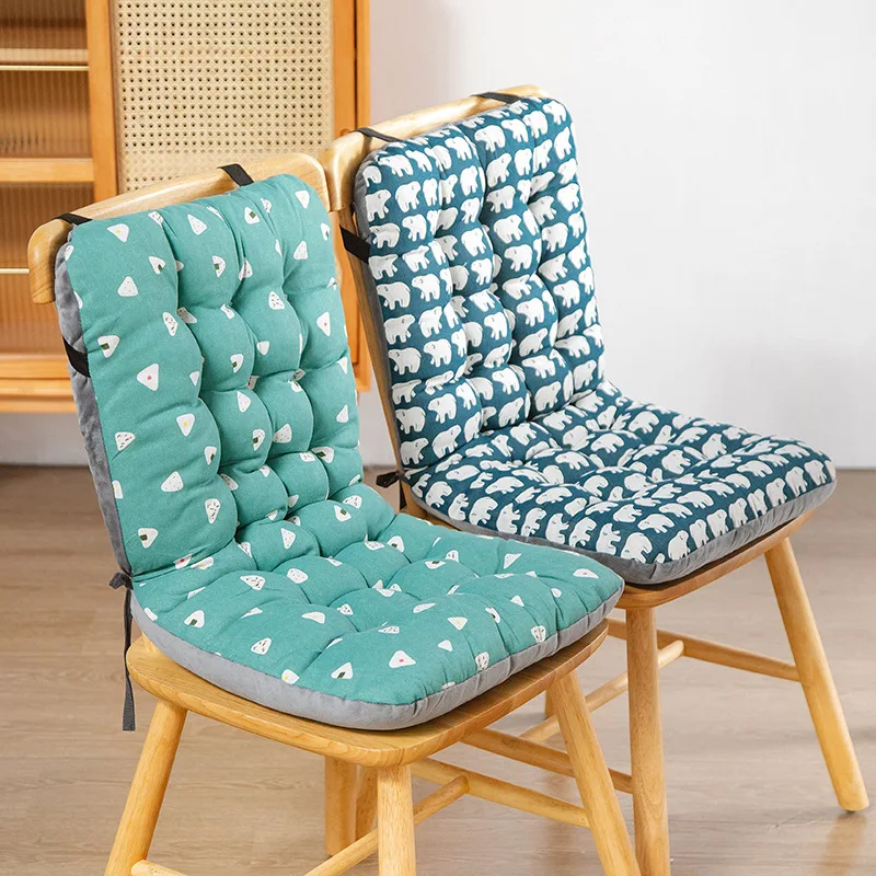 

Modern Style One-Piece Cushion Thick Office Seat Mat Backrest Soft Skin-Friendly Sedentary Chair Pad Four Season Student Cushion