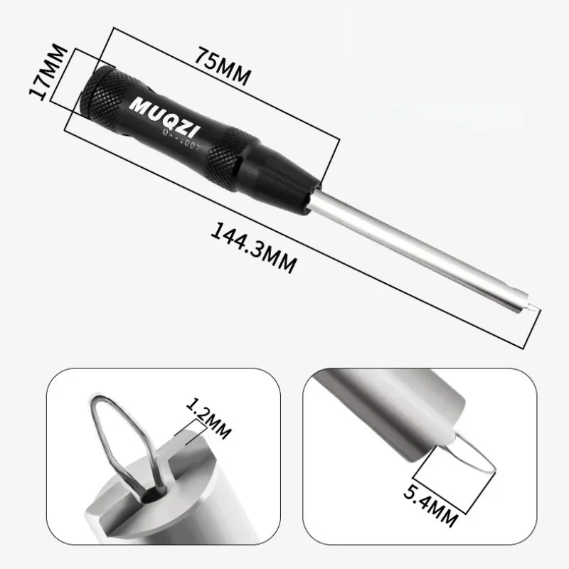 MUQZI 스포크 니플 드라이버 툴 MTB 자전거 스포크 렌치 제거 설치 수리 키트 삽입 조임기