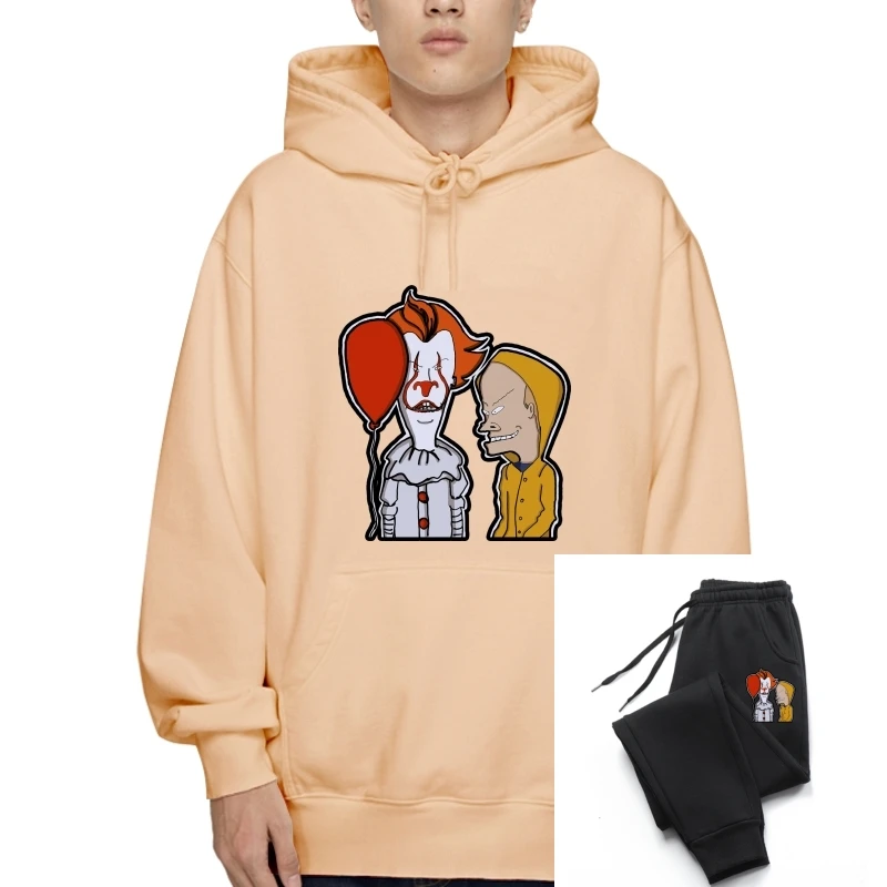 

Beavis And Butthead X It Pennywise And Georgie Halloween Horror Black SweaHoody Sweatshirt Hoodie Festive SweaHoody Sweatshirt H