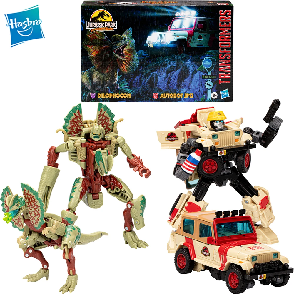 

Original Hasbro Transformers Collaborative Jurassic Park X Transformers Dilophocon and Autobot JP12 2-Pack Action Figure F7140