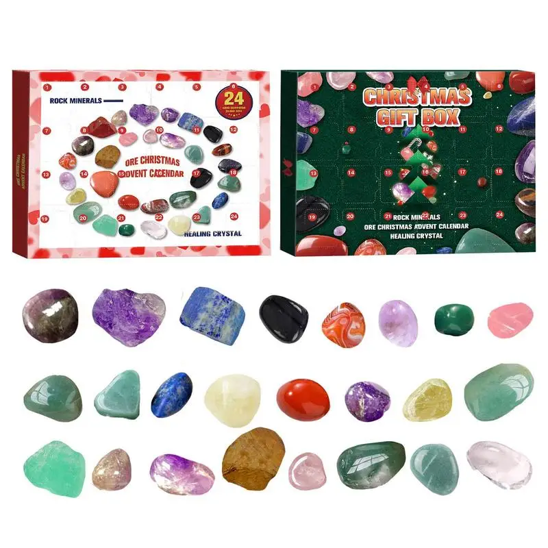 Christmas Advent Calendar 24 Pcs Natural Crystal Ore Specimens Mineral Stone Mixed Gemstones Home Xmas Decors Teaching Materials - Advent Calendars - AliExpress christmas-advent-calendar-24-pcs-natural-crystal-ore-specimens-mineral-stone-mixed-gemstones-home-xmas-decors-teaching-materials-advent-calendars-aliexpress