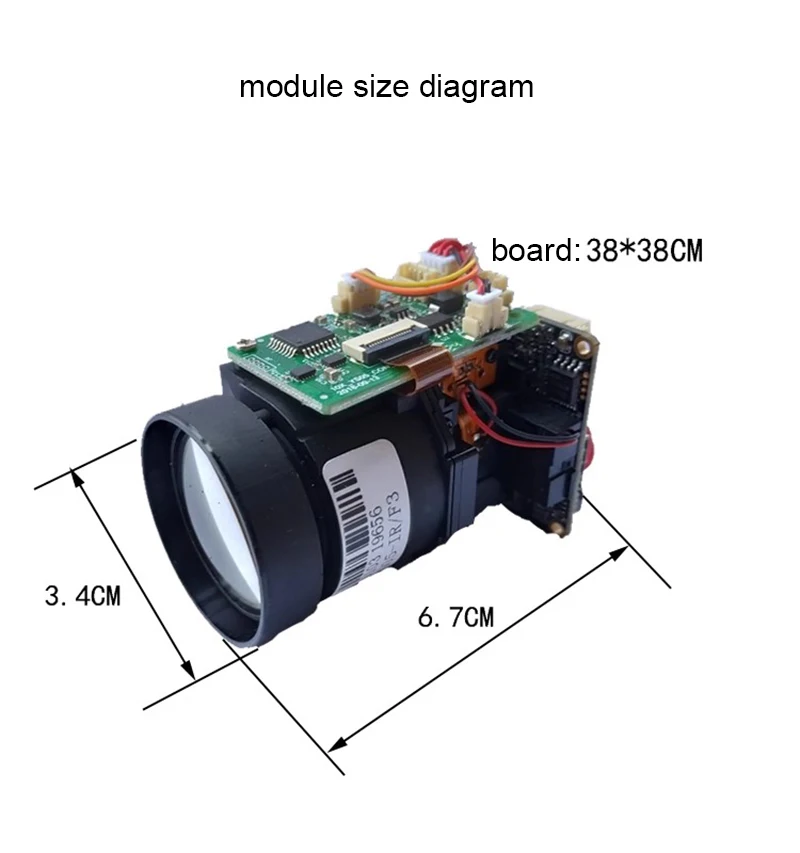 5MP IMX335 CMOS IP 카메라 모듈 PoE 10배 줌 PTZ 스타라이트 H.265 보안 카메라 내장 마이크 RJ45 포트 Onvif, RTSP 2592*1944