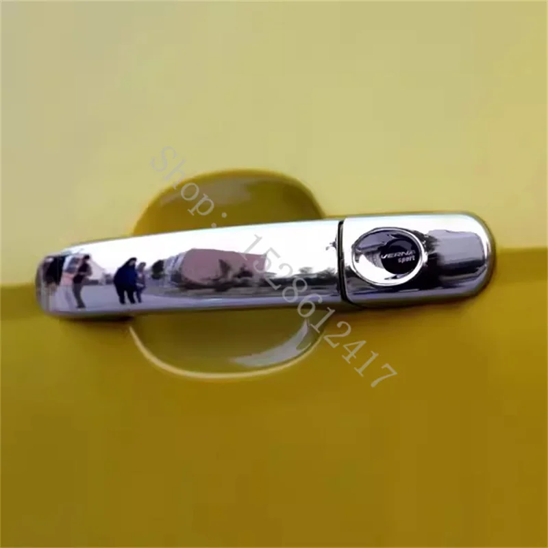Premium ABS Chrome Door Handle Covers for Cars - Sleek Auto Accessories