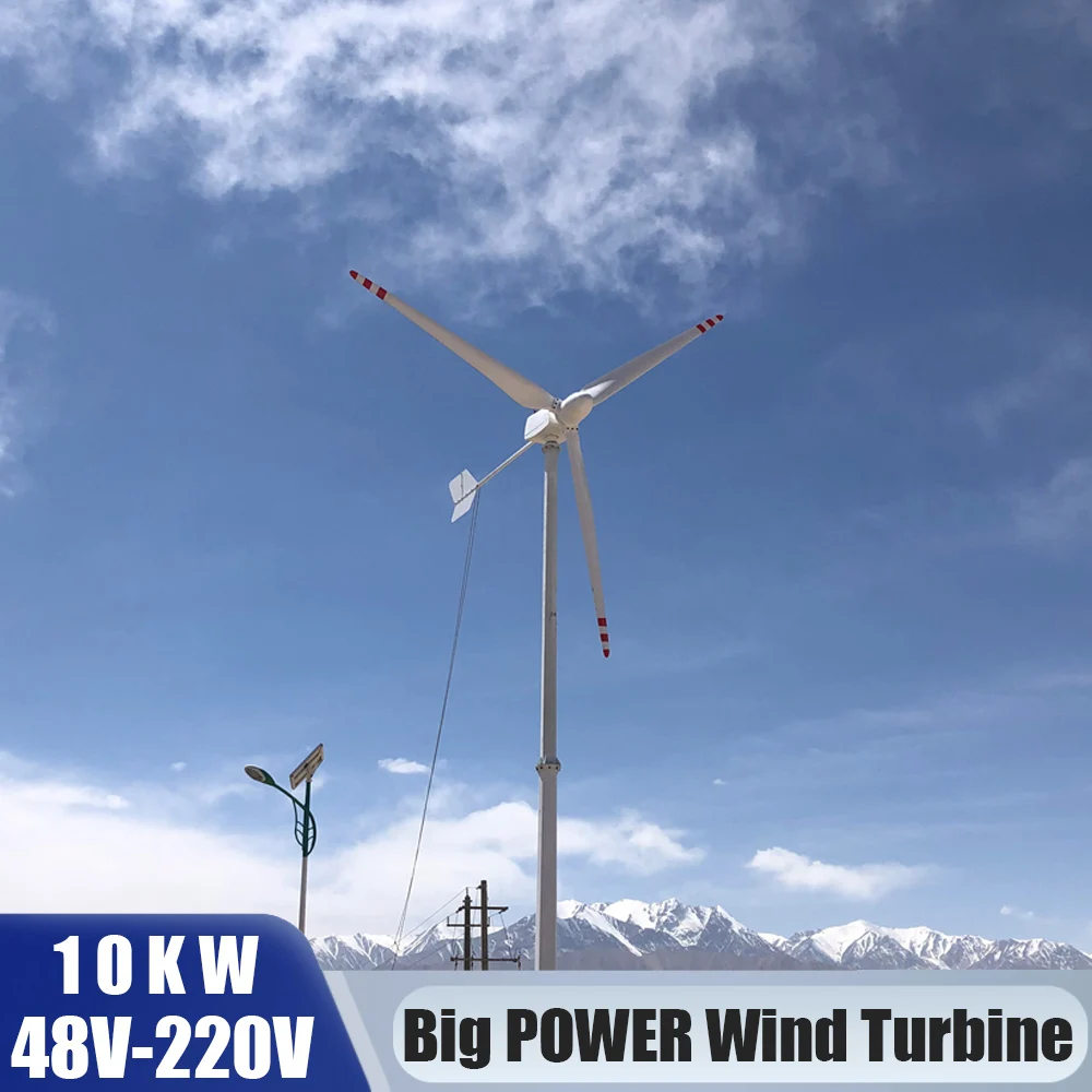 10KW 20KW 30KW High Power Wind Turbine Generator Wind Power Complete ...