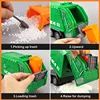 Cross-border eleven remote control sanitation garbage truck with lights and music dump truck scene simulated children's toy boy 5