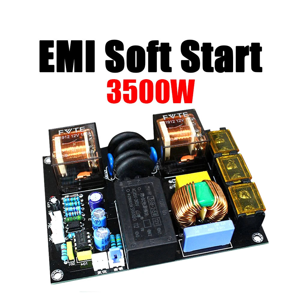 3500WHighpowerAmplifiersoftstartEMIPowerFilterBoardFORFor