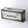 Metal Paper Towel Holder Tissue Boxes Toilet Paper Dispenser Paper Towels Holder Countertop Tissue Box Paper Storage Box 6