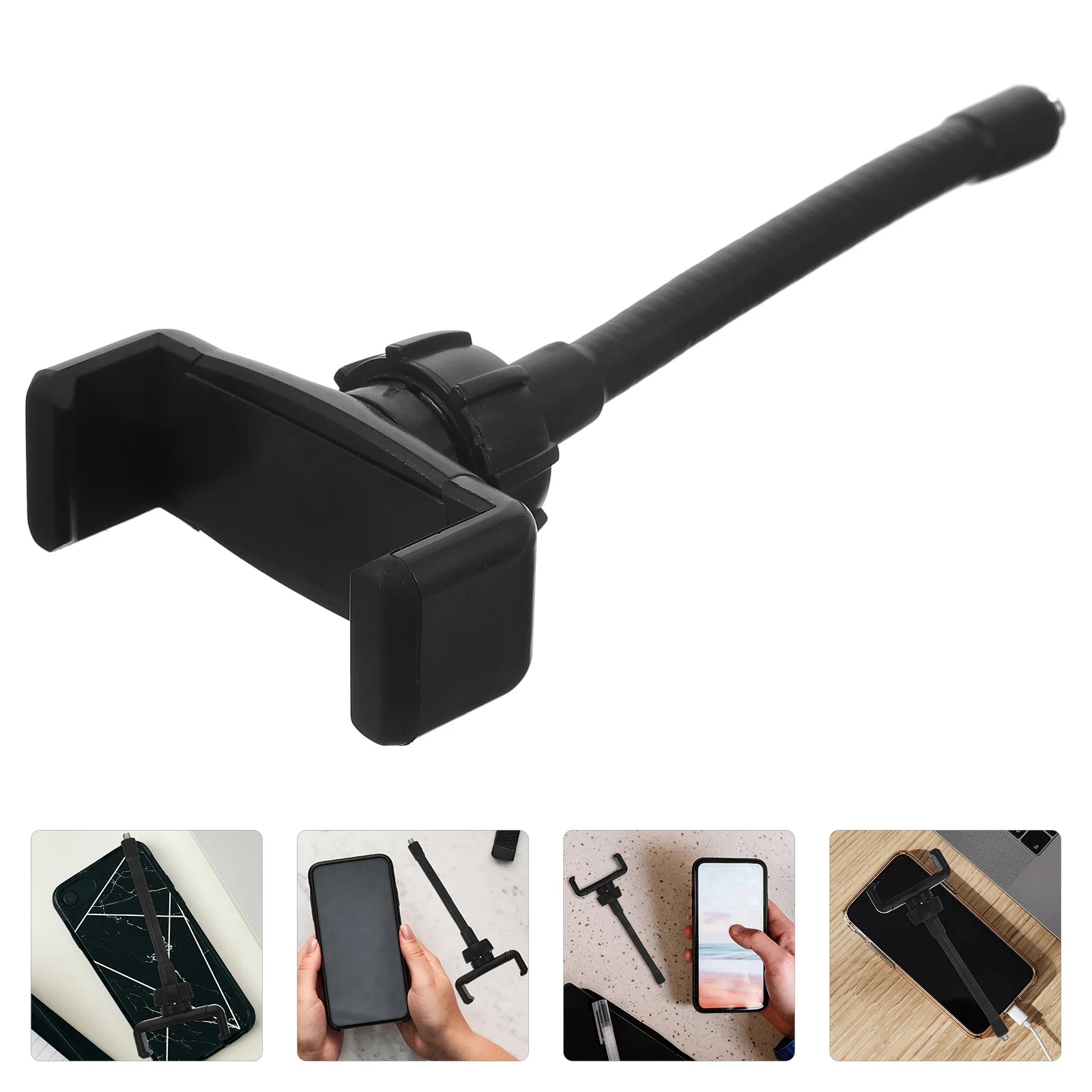 

3 Pcs Hose Phone Clip Holder Gooseneck Mount Cell Stand Mobile Flexible Accessories