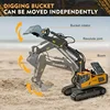 1pc-RC Construction Vehicle Set - 2.4GHz 11-Ch Bulldozer & Dump Truck Combo for Engineering Pretend Play 5