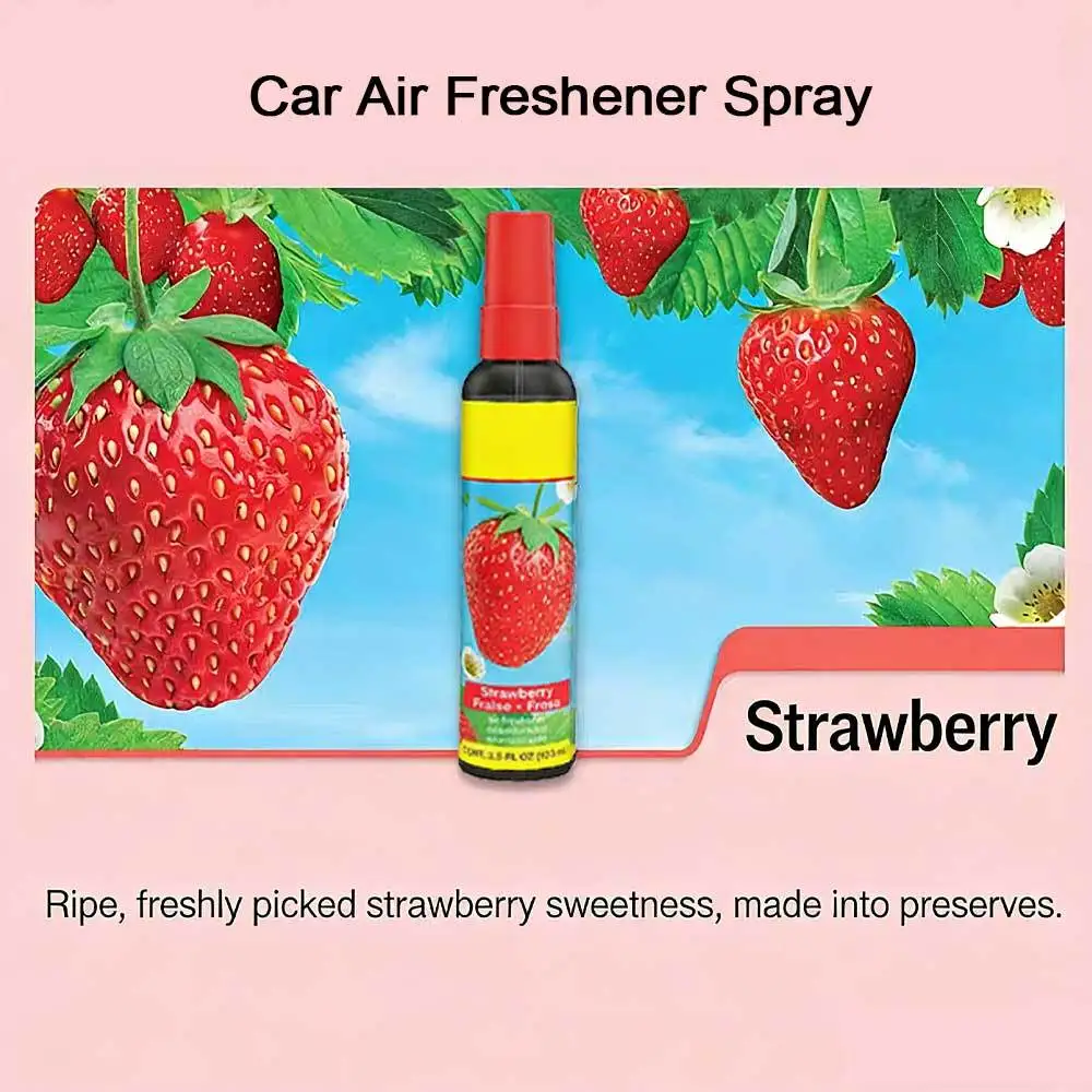 Luxury Car Air Freshener Spray, Portable Bottle, Deodorizing and Refreshing Experience