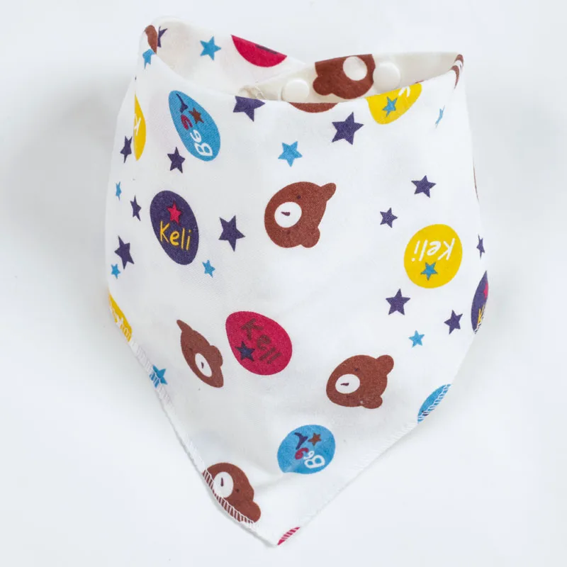 Silicone Anti-lost Chain Strap Adjustable  Baby Bibs & Burp Cloths Organic Cotton Bandana Drool Bibs Cartoon Infant Baby Girl Boy Feeding Apron Saliva Towel Newborn Bibs baby accessories store near me	 Baby Accessories