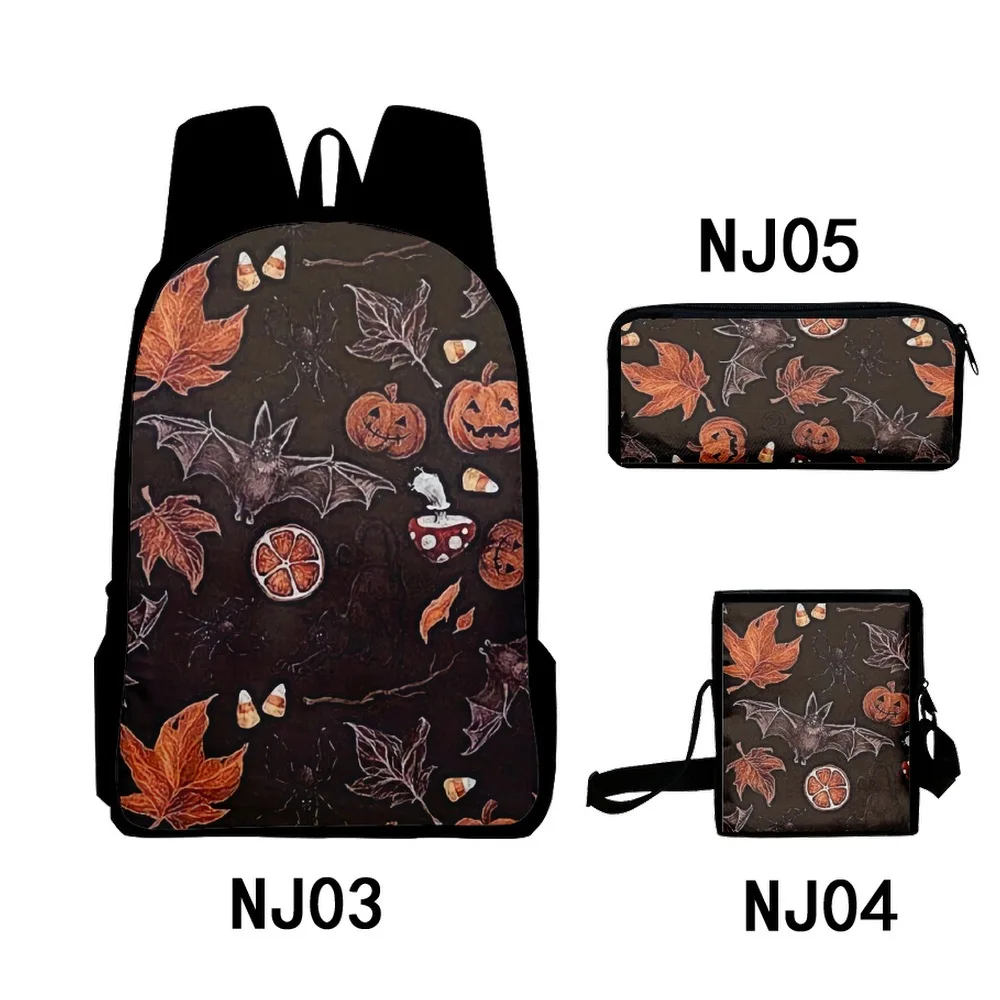 

3 шт./комплект, рюкзак для ноутбука, с 3D-принтом