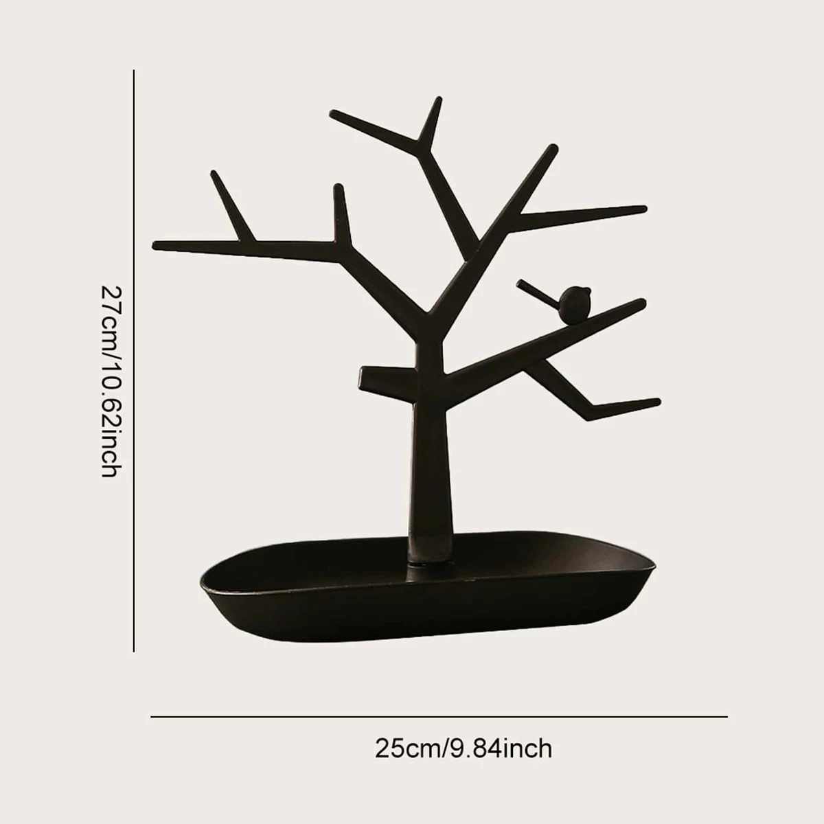 Tree Shaped Jewelry Display Stand Plastic Durable