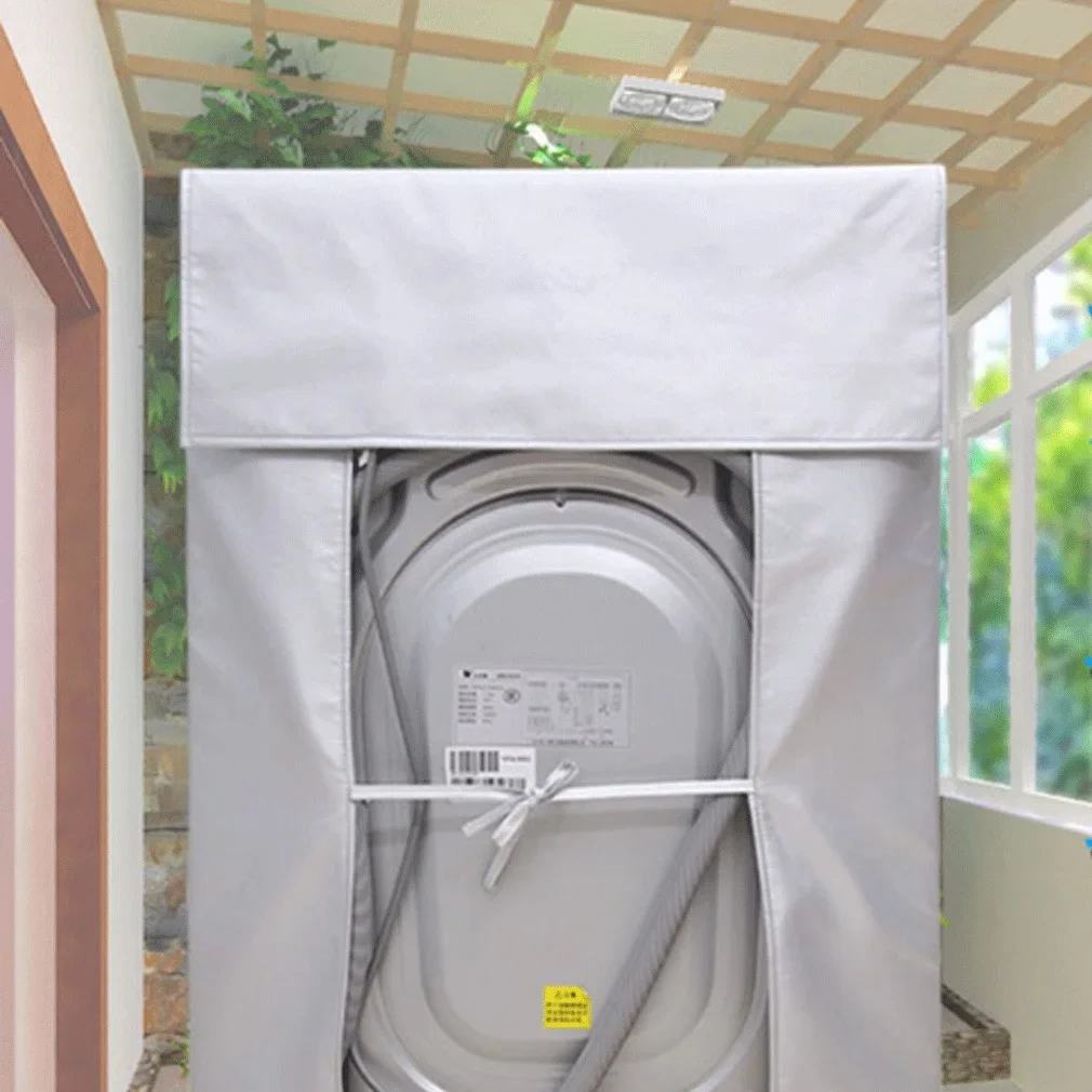 Sunscreen Dust Proof Cover Washing Machine Cover Waterproof Case Washing Machine Protective Dust Front Load Wash Dryer S-L washing machine cover dryer cover