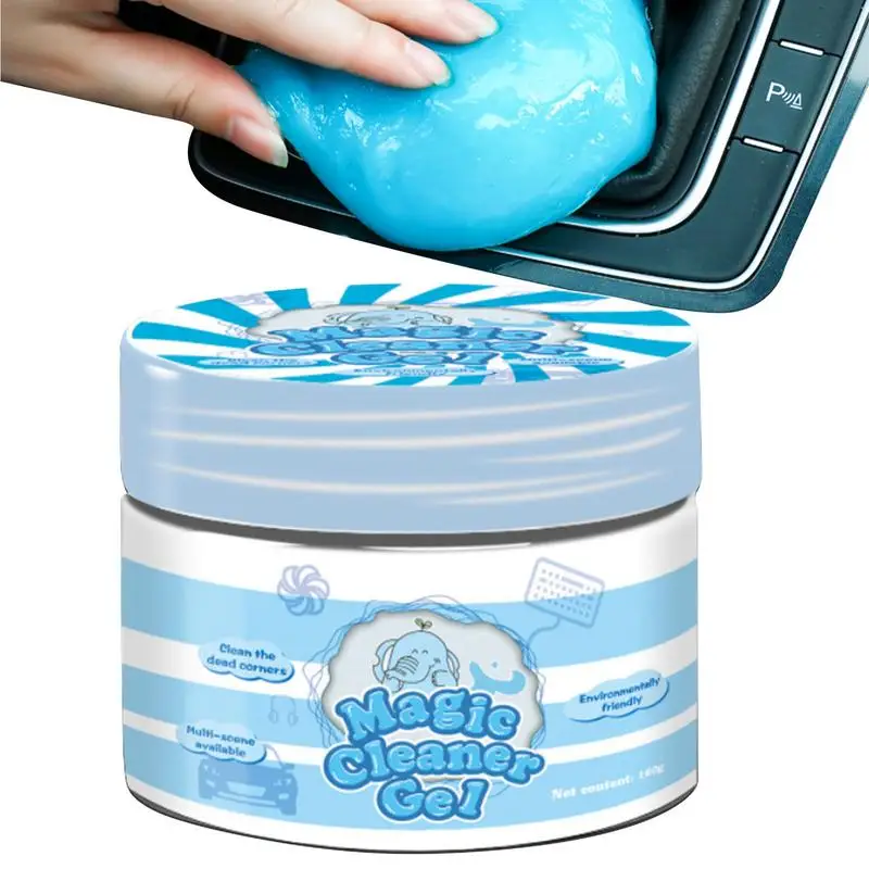 Car Cleaning Gel Universal Gel Cleaner For Car Vent Keyboard Auto Cleaning Putty Dashboard Dust Remover Putty Auto Duster auto cleaning putty car cleaning gel car detailing putty auto detailing gel for car interior cleaner automotive car cleaner