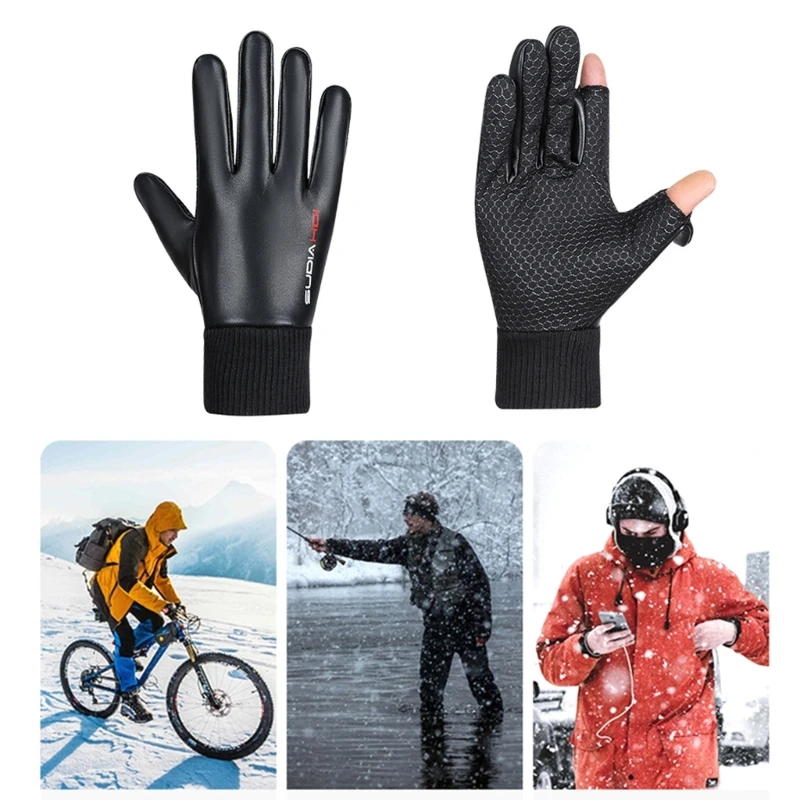 

Winter Cycling Gloves Touchscreen Windproof Water Resistant for Cycling Driving Drop Shipping