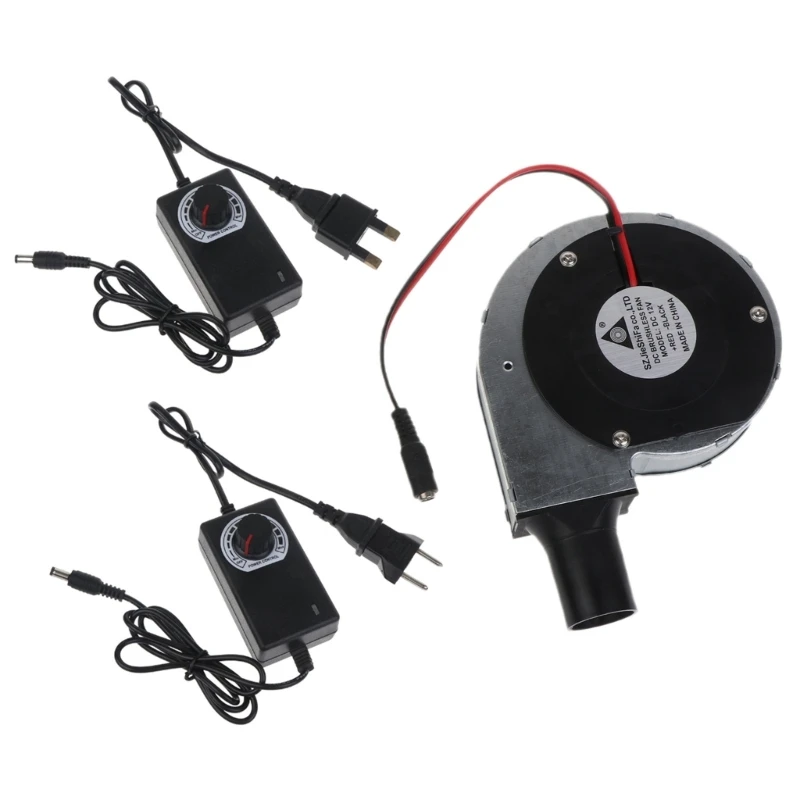 11028 12V Cooking Blower BBQ Starter Barbecue Stove Camping Grill Fan 5000R