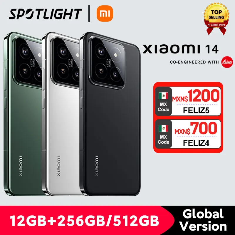 샤오미 14 스마트폰 글로벌 버전, RAM 12GB ROM 256GB 512GB,