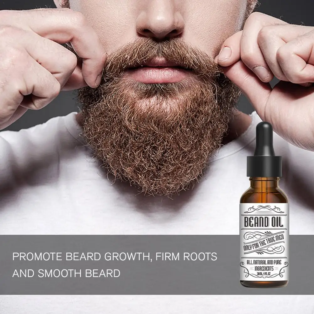 30ml Men Natural Beard Growth Oil Moisturizing Smoothing Tools Dashing Gentlemen Beard Oil Conditioner Beard Care bidick natural men beard growth oil products hair loss treatment conditioner groomed fast beard growth enhancer maintenance