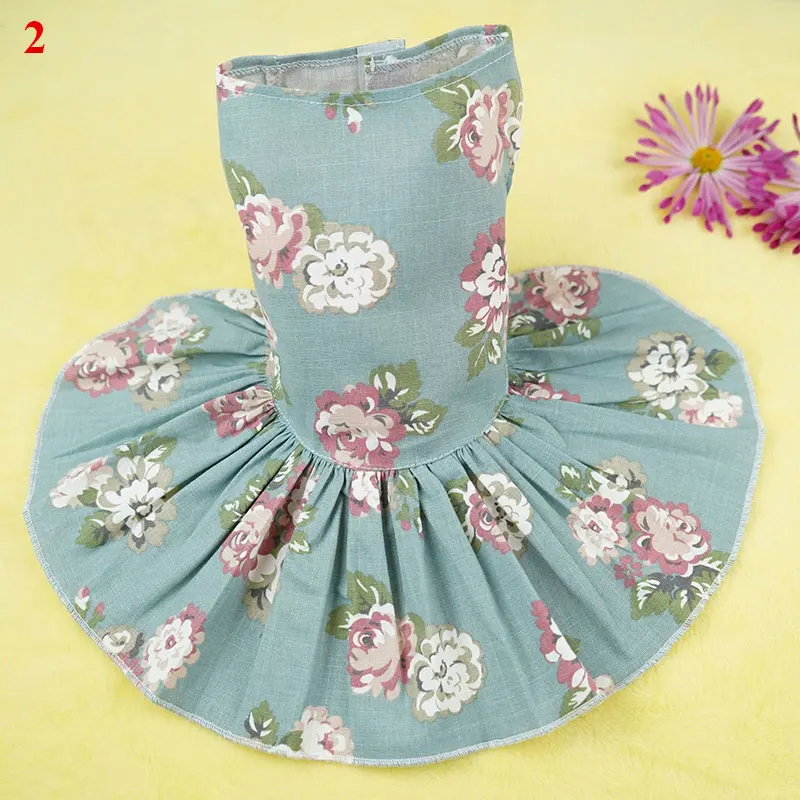 Vestito Per Cani E Gatti Barrageon Con Gonna E Fiocco - Rosa Taglia S, Leggero Ed Elegante - Foto 6