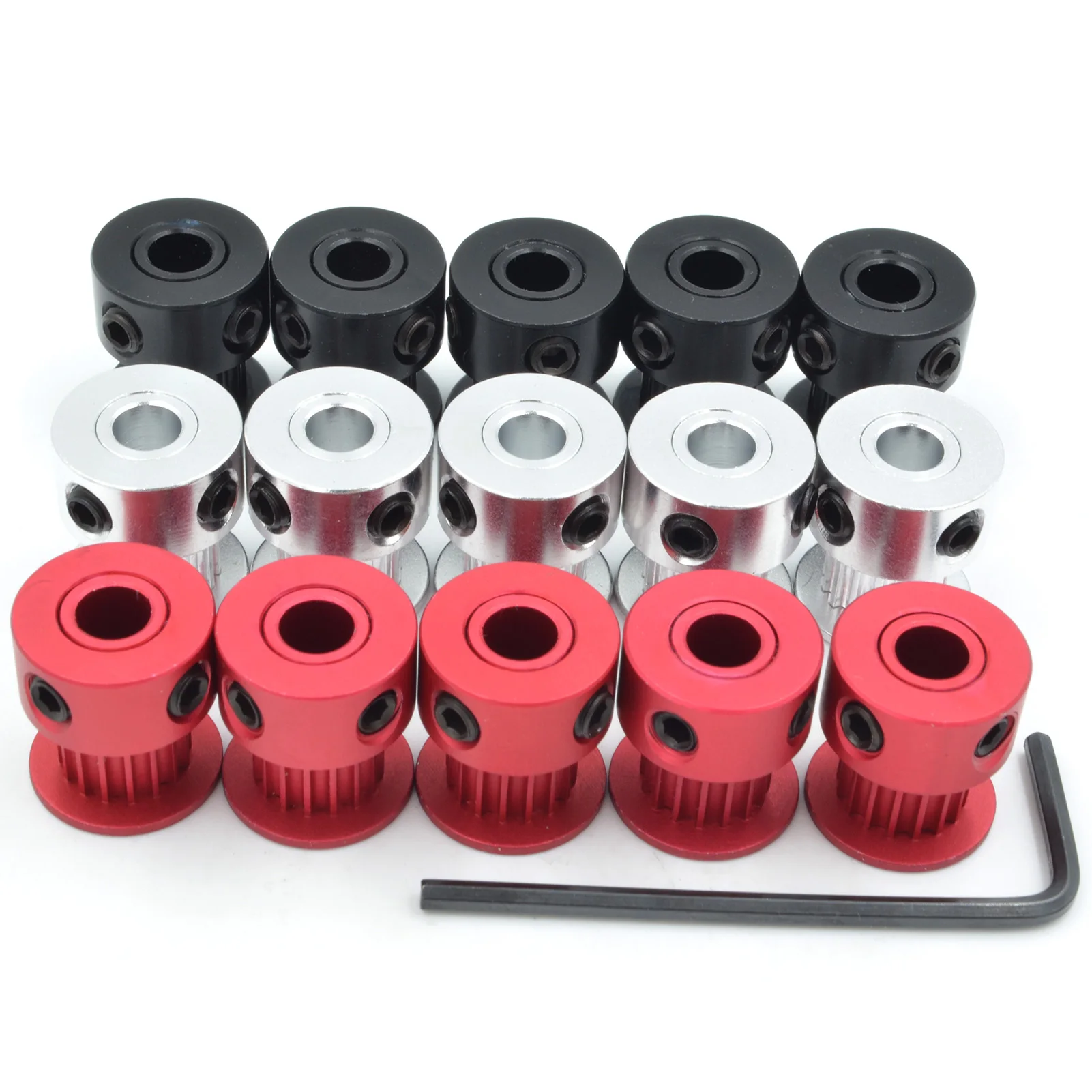 Timing Pulley 16 teeth 2MGT 2GT Bore 3/4/5/6mm For GT2 Open Synchronous Belt Width 6mm/10mm Small Backlash