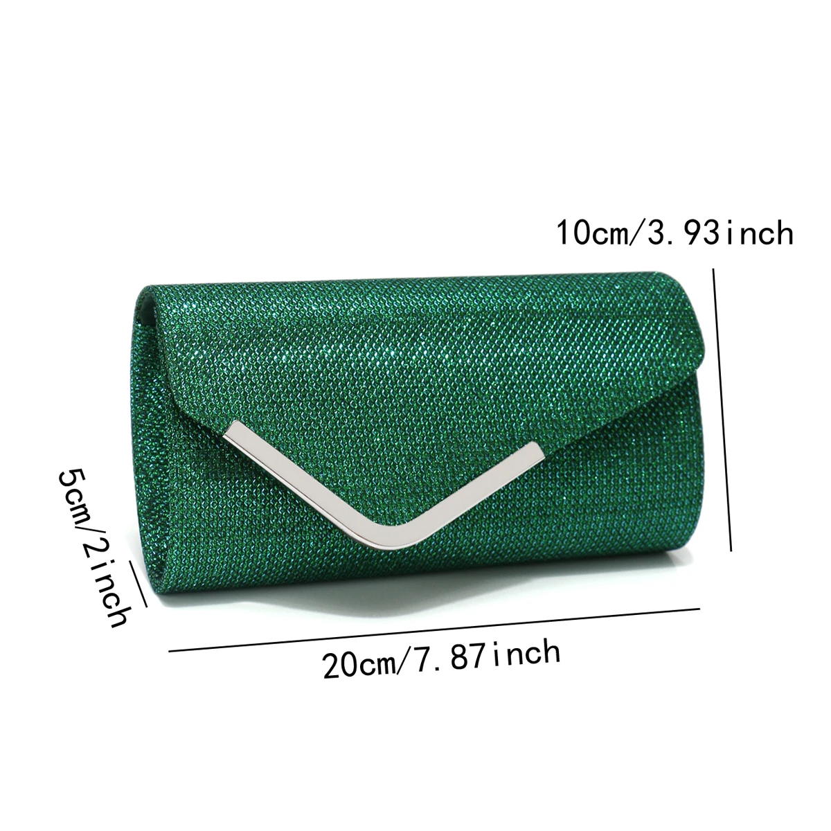 Sequins Evening Clutch Bags for Women Metal Party Wedding
