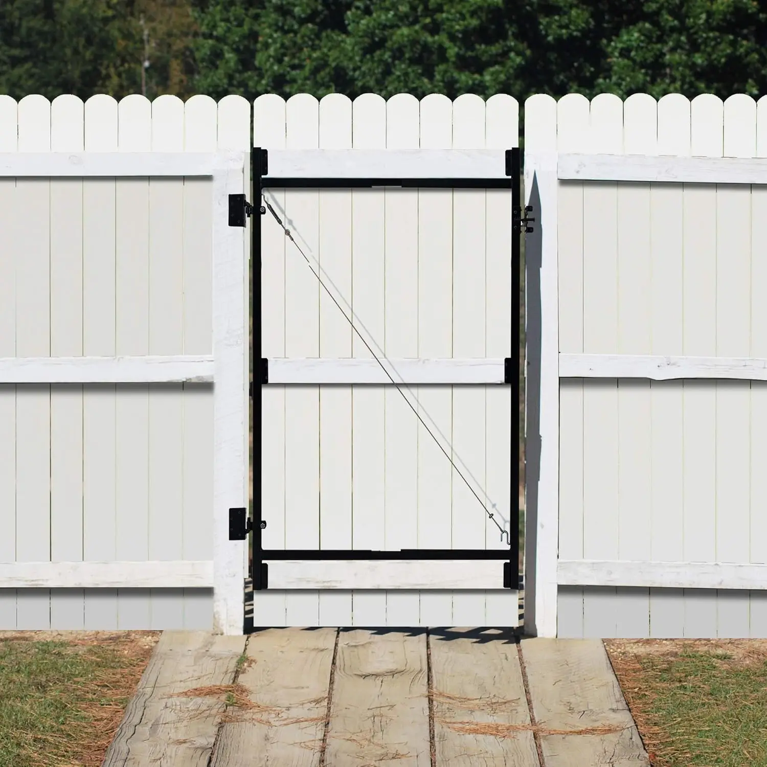 Steel Frame Gate Kit, 36""-60"" Wide Opening Up To 7' High (5 Pack) 4