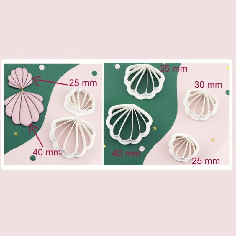 Shell Polymer Clay Cutter Scallop Polymer Clay Cutter Summer Cutter Set polymer clay tools