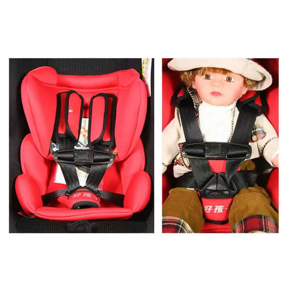 Baby Car Seat Safety Belt Clip Adjustable Interior Latch 5 Point Seats Buckle Knots Seatbelt Covers for Kids seat belt strap seat belt cover seat belt adjuster seat belt guard