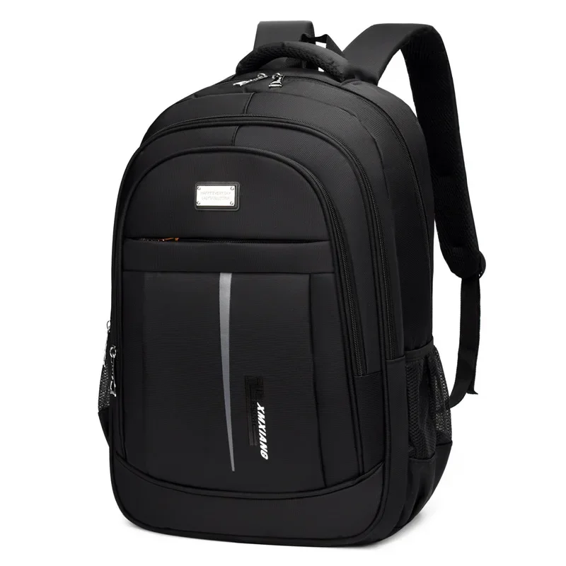 

College Student Backpack Men Large Capacity High School Bag for Teenagers Boys Nylon Leisure Campus Computer Bagpack