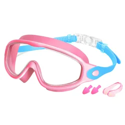 Vibrant Youth Swim Goggles - UV Protection & Anti - Fog, Leak - Proof Swimming Accessories (Pink - blue)