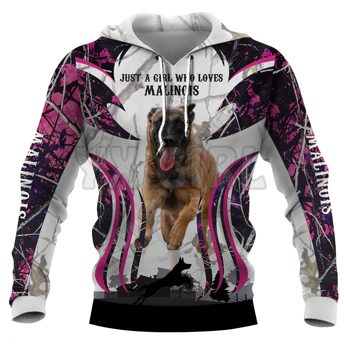 Just A Girl Who Loves Bernese Mountain Dog 3D Printed Hoodies  Unisex Pullovers Funny Dog Hoodie Casual Street Tracksuit