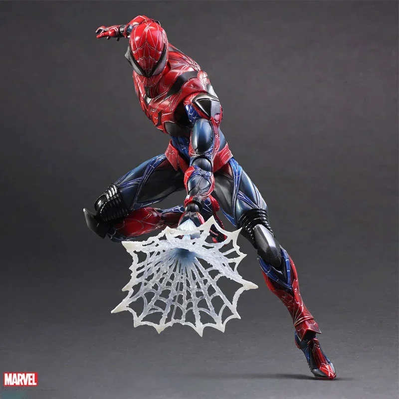 

28cm Marvel Avengers Series Spiderman Action Figure Pvc Legends Super Hero Figurine Collectible Model Birthday Gift Kid Toy