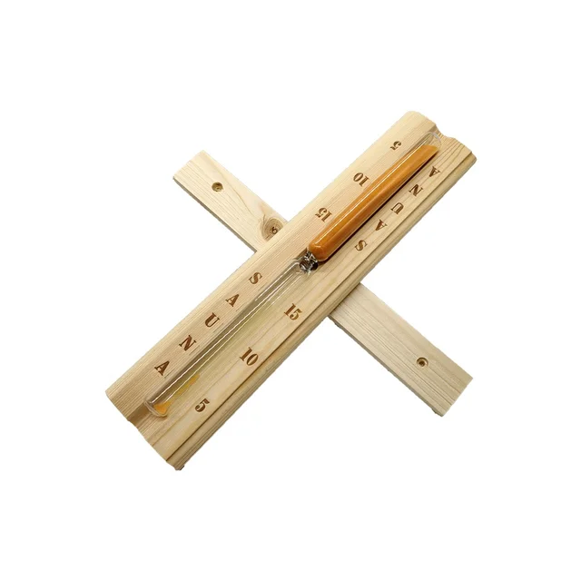 นาฬิกาทรายไม้สำหรับซาวน่าจับเวลานับถอยหลัง15นาที 1