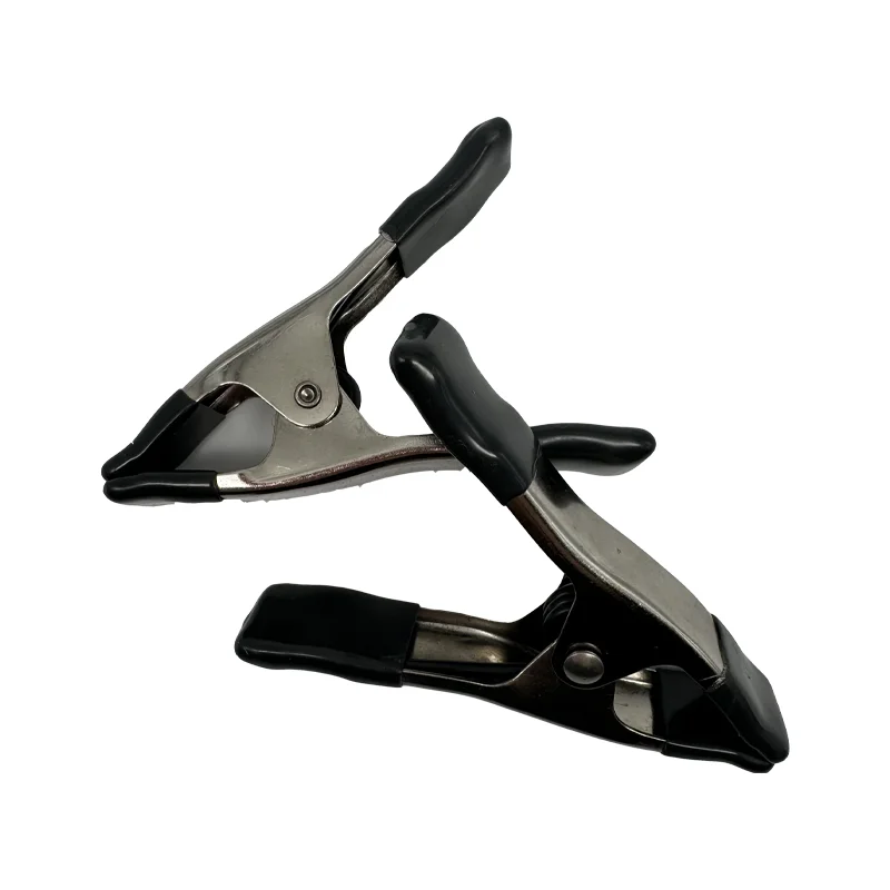 4 Inch Steel Metal Spring Clamps 4" Clip Max Jaw Opening 20cm Large Super Heavy Duty spring clamp for diy woodworking 5PCS