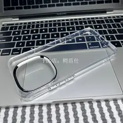 Custodia per telefono magnetica anti-fall, shockproof, con protezione per la fotocamera e finitura placcata