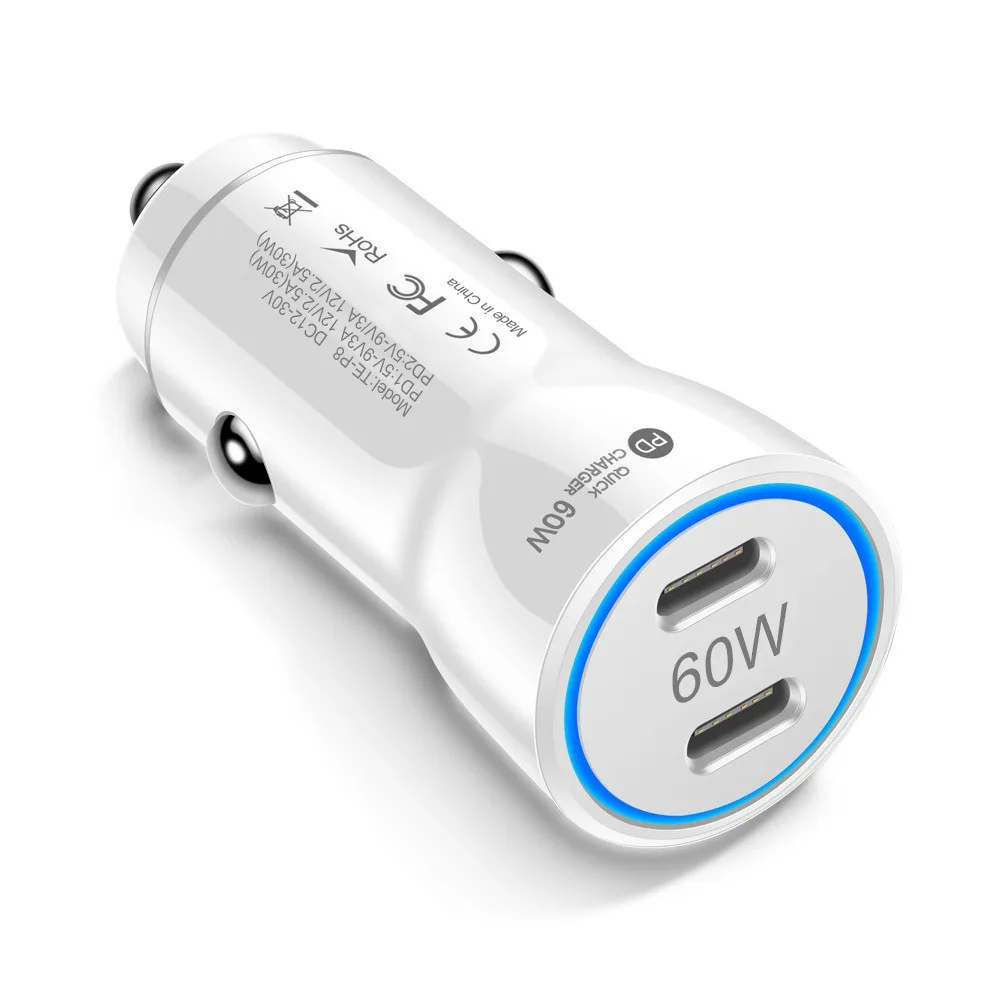 รูปสินค้า ที่ชาร์จรถยนต์เร็ว 60W ชาร์จได้ทุกอุปกรณ์