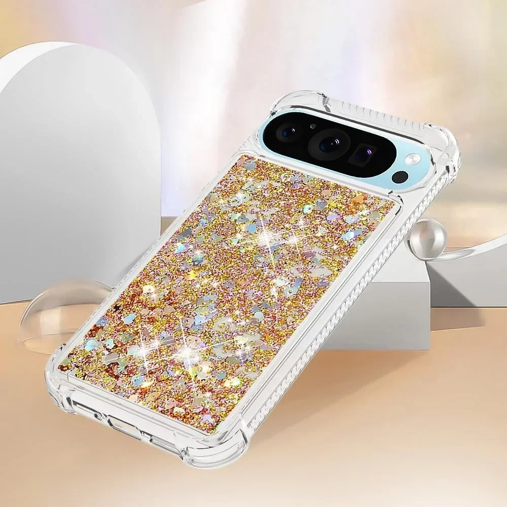 Luxury Quicksand Glitter Love Heart Shockproof Phone Case