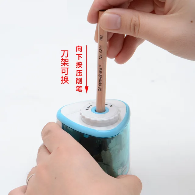 편리하고 안전한 휴대용 자동 전기연필깎이로 학습과 작업을 더 쉽게