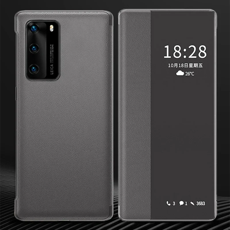 Smart View Auto Sleep Flip Cover - Slim Magnetic Phone Case
