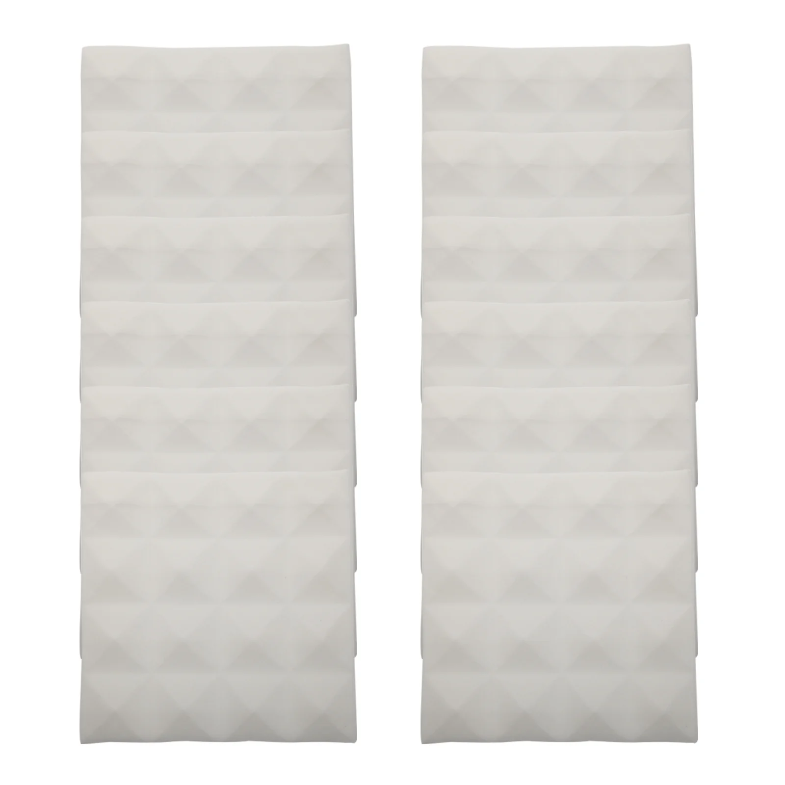 

12pcs Pyramid Shape Acoustic Sound Panels Studio Wall Panels Soundproofing Acoustic Mat Sound Proof Padding for Home Studio (