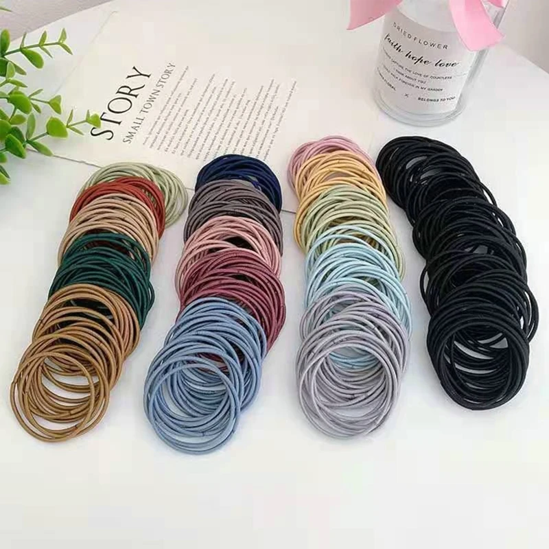 Women-s-Thin-Hair-Rope-Head-Rope-Tied-Hair-Elastic-Band-High-Elastic ...