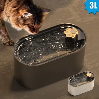 3L LED Quiet Pet Water Fountain 1