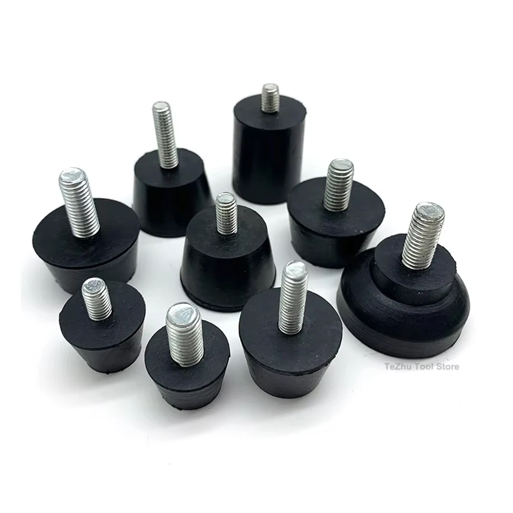 Rubber Adjustable Feet Pad Screw M6 M8 M10 Table Chair Leveling Foot Pad Furniture Leg Anti-shock Protections chair leg caps furniture foot mats chair leg protector furniture foot protector furniture leg pads furniture foot pads furniture leg caps rubber furniture feet pads furniture feet levelers furniture feet